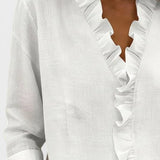 Jimena™ | Blouse élégante et légère avec volants