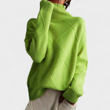 Elena™ | Pull Tricot Col Montant