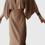 Robe fluide chic intemporelle et magnifique
