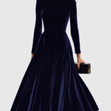 Vega™ | Robe midi bleue élégante