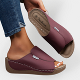 Sandales en cuir orthopédiques