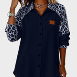 Juana™ | Chemise Boutonnée Imprimé Léopard