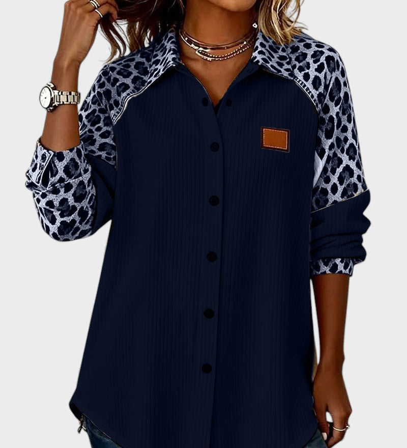 Juana™ | Chemise Boutonnée Imprimé Léopard