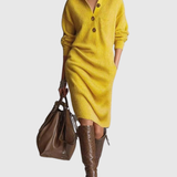 Alba™ | Élégante robe midi en tricot