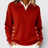 Cayetana™ | Pull avec Détails de Bouton