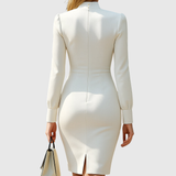 Elsa™ | Robe Midi Blanche Légère