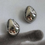 Boucles d'oreilles pendantes métalliques