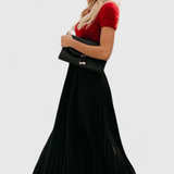 Jupe plissée Mila taille haute