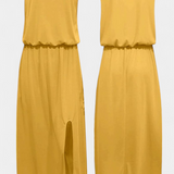 Robe Dianne sans manches avec fente sur le côté et coupe ample
