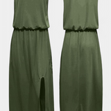 Robe Dianne sans manches avec fente sur le côté et coupe ample