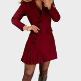 Lucía™ | Robe Blazer Élégante avec Revers