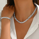Aurora™ | Ensemble de collier et bracelet fait main