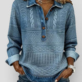 Rosenda™ | Sweat à demi-boutonnage élégant
