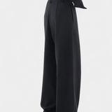 Pantalon droit Oaklyn avec drapé moderne
