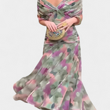 Magda™ | Robe Florale Longue avec Décolleté en V