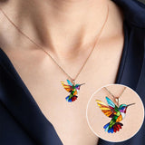 Clara™ | Collier élégant en forme de colibri