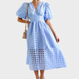 Julia™ | Robe en Dentelle avec Manches Cloches