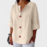 Alejandra™ | Blouse en Lin Décontractée