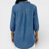 Elena™ | Blouse Élégante avec Volants