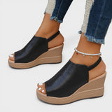 Laura™ | Sandales Orthopédiques à Talon Wedge