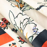 Pantalons droits taille haute Maple avec imprimé floral