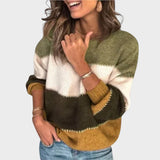 Marília™ | Pull en Tricot Rayé