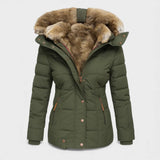Alba™ | Manteau d'Hiver avec Doublure en Fourrure