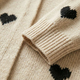 Nina™ | Cardigan Tricoté avec Cœurs