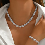 Aurora™ | Ensemble de collier et bracelet fait main