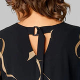 Emma™ | Robe Élégante Noir et Or