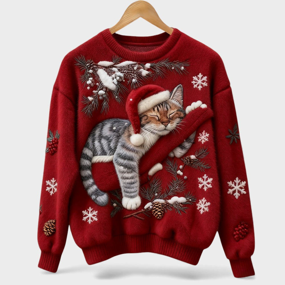 Carolina™ | Pull de Noël pour chat