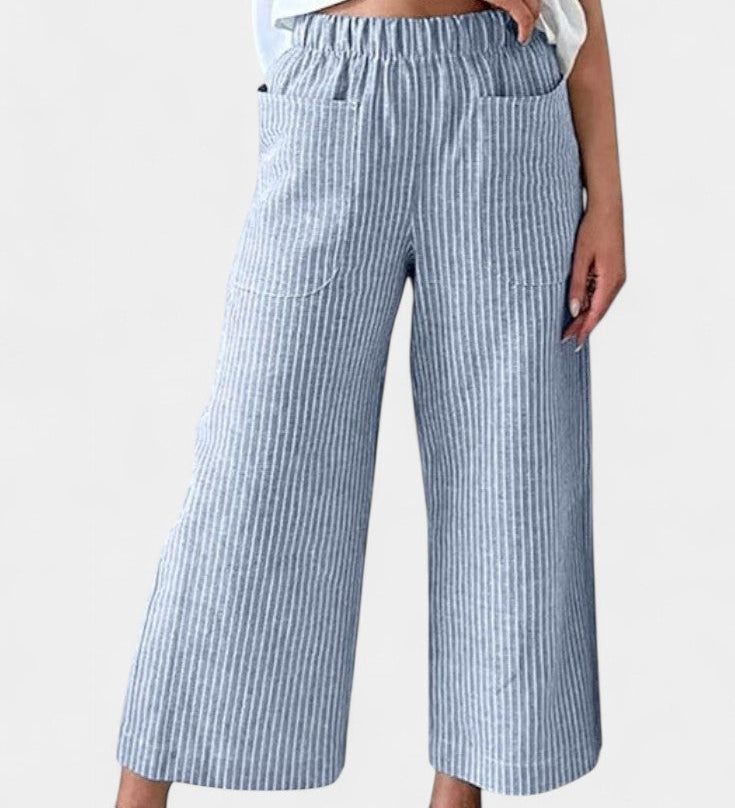 Pantalon Lumiere léger à coupe décontractée