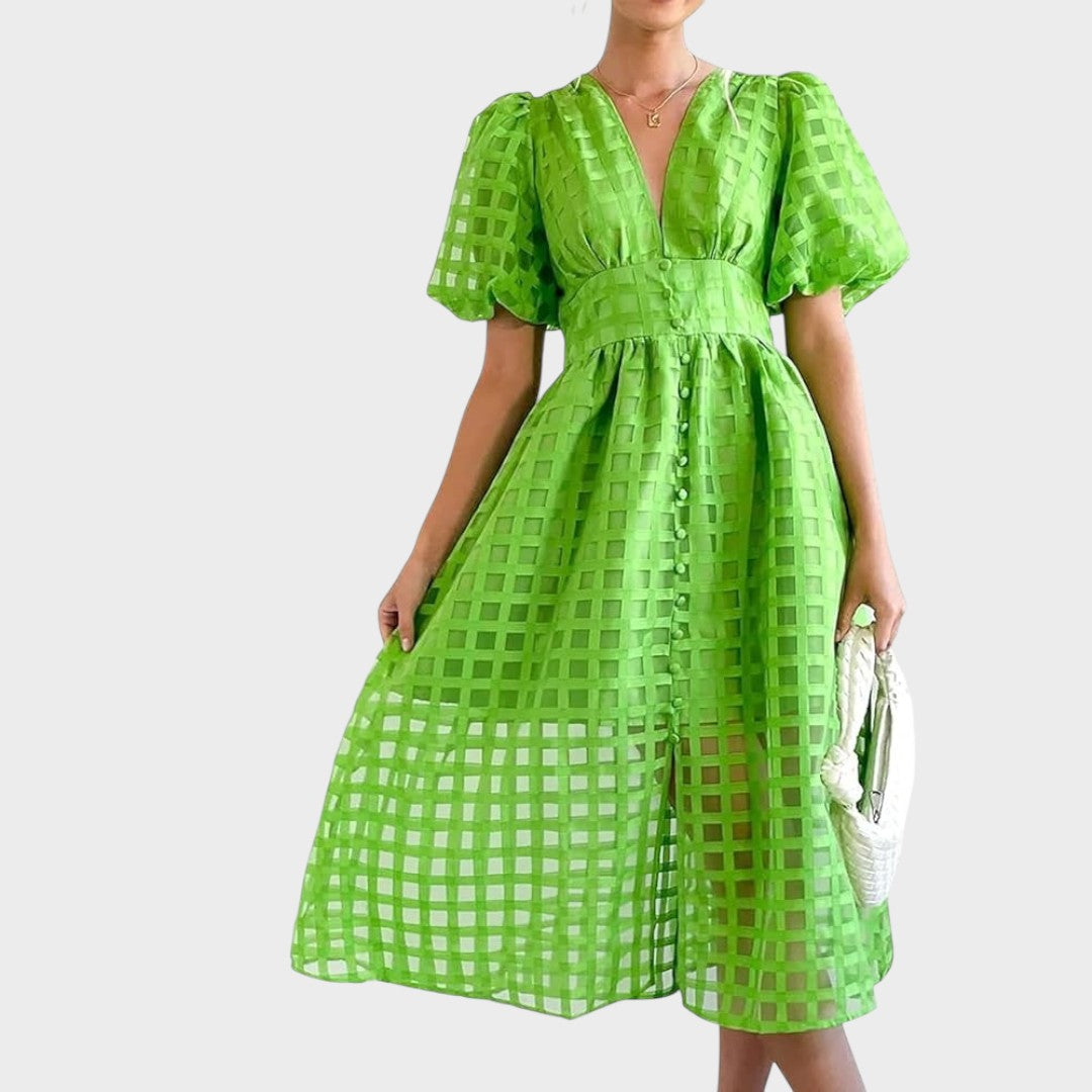 Julia™ | Robe en Dentelle avec Manches Cloches