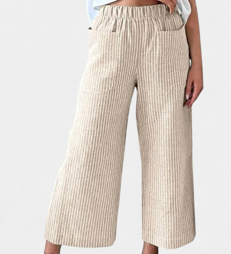 Pantalon Lumiere léger à coupe décontractée