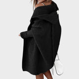 Marcela™ | Cardigan Tricoté à Capuche Oversize