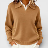 Cayetana™ | Pull avec Détails de Bouton