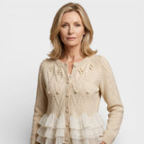 Inés™ | Cardigan Élégant avec Volants