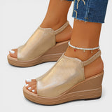 Laura™ | Sandales Orthopédiques à Talon Wedge