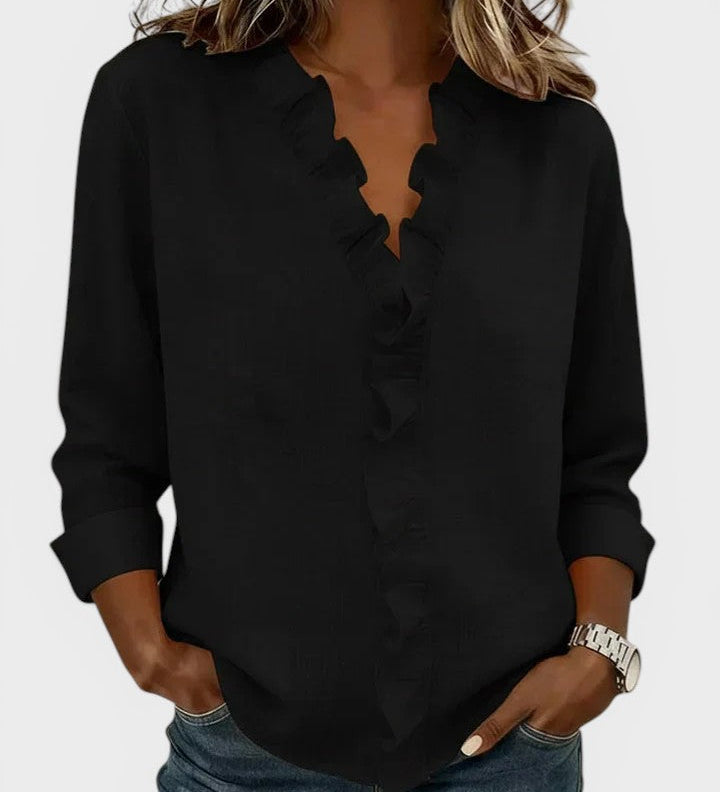 Jimena™ | Blouse élégante et légère avec volants