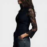 Elena™ | Blouse en Dentelle Élégante