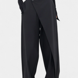 Pantalon droit Oaklyn avec drapé moderne