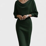 Celia™ | Robe Midi Luxueuse