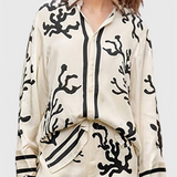 Ensemble à Pantalon Large Nazaret avec Imprimé Artistique