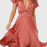 Robe Élégante Franzi avec Décolleté en V