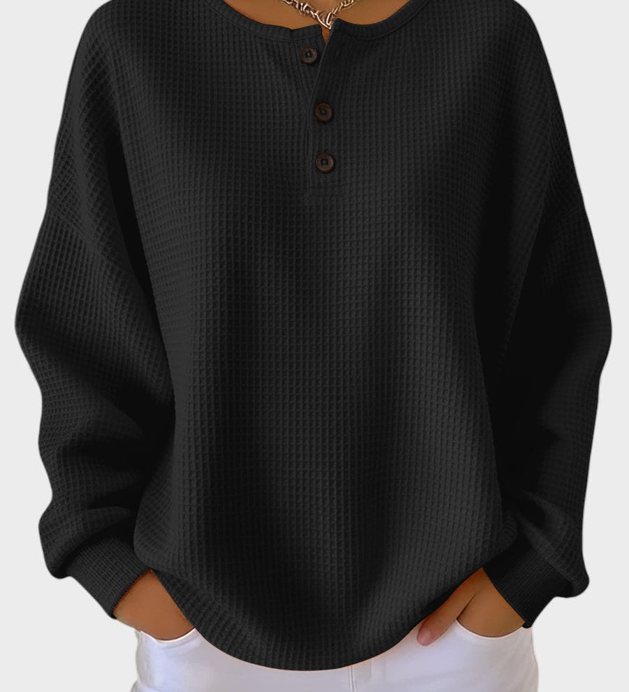 Rosa™ | Pull en Gaufre Confortable et Élégant