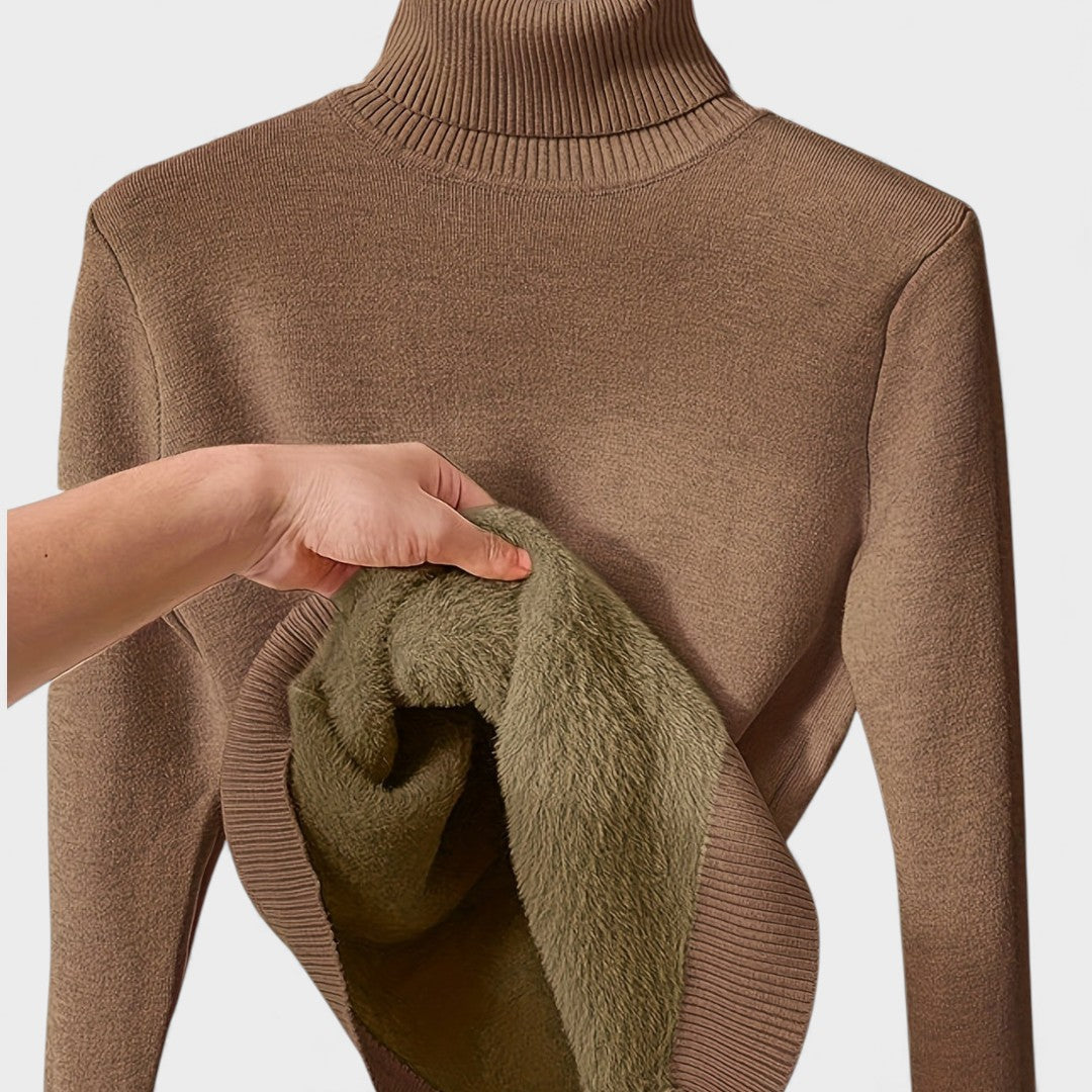 Ana™ | Pull Doux à Col Montant