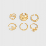 Bague Multi-Couche Irrégulière