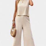 Ensemble Top et Shorts Lavinia Boho en Lin et Coton