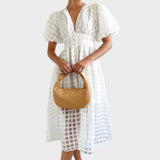Julia™ | Robe en Dentelle avec Manches Cloches