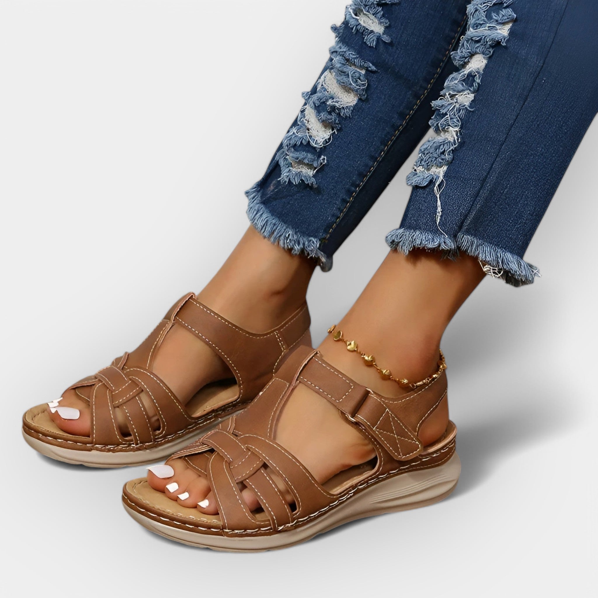 Sandales faites à la main confortables pour toutes les occasions